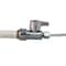 Apollo 1/2 in. Chromed Brass Push-To-Connect x 1/4 in. O.D. Compression Quarter-Turn Straight Stop Valve FSBVS1214C - alternate 2